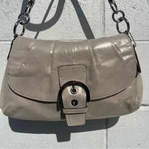 Coach 2012 Soho Shoulder Bag Ivory Metallic